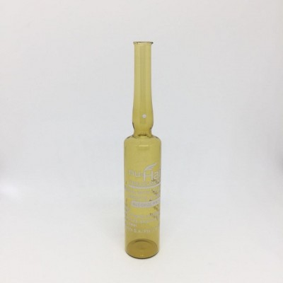 10ml amber glass ampoule with printing for hair treatments package