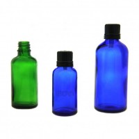 Cosmetic Serum Glass 30ml Green Glass Euro Essential Oil Bottle with Tamper Evident Cap