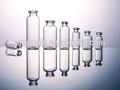 Clear and amber pharmaceutical glass vial