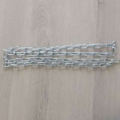 USA standard galvanized steel Knotted / Knitted Link Chain